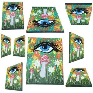 Handpainted acrylic canvas one of a kind